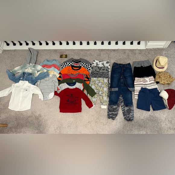 Bundle of toddler boyclothes 1-2 year old.